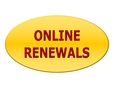 Link to Renew Checked Out Items, Oval With Text: Online Renewals