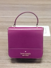 Purse #15 Kate Spade “Staci” Plum Pie Saffiano Leather